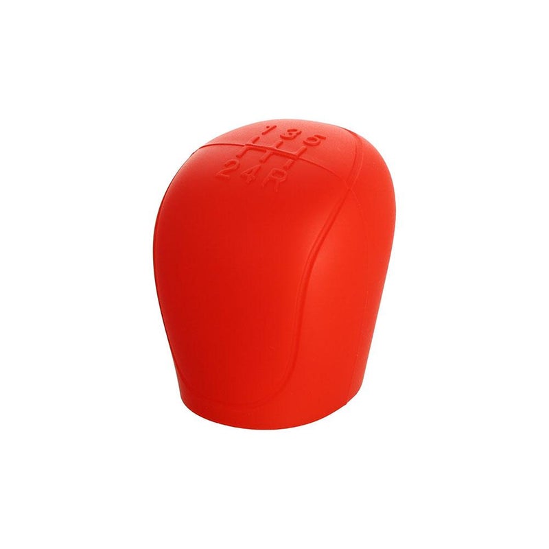 Car Gear Stick Shift Cover,Universal Car Shift Knob Cover, Upgr Silicone Gear Stick Cover Head for Manual Automatic Car Gear Shift Knob Parts,Slip-resistant&Easy to Clean (red) (1pcs) - Image 1